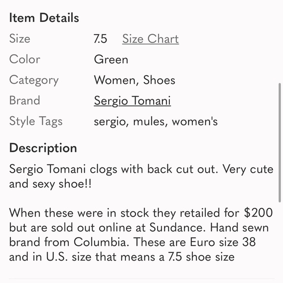 Sergio Tomani wedges size 7 1/2 - Picture 10 of 10